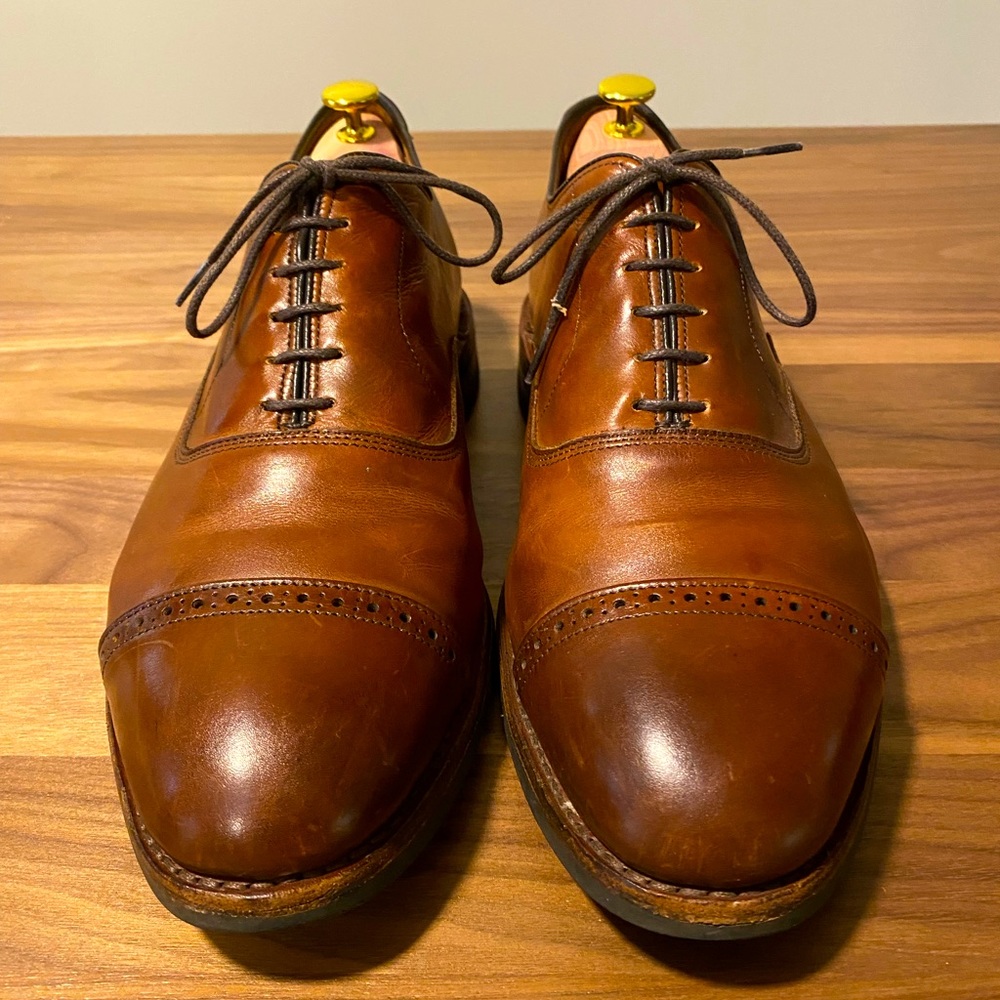 Allen Edmonds Fifth Avenue in Chili brown 13 EE